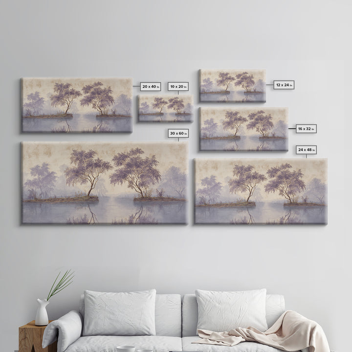 Garden Path Covered Canvas Print, Impressionist Art, Living Room Decor, Oil Painting, Impression, Abstract Painting, IMP-2x1-94