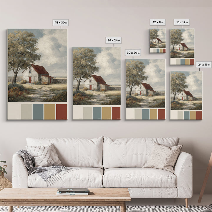 Country Lane with Flickering Sunlight Canvas Print, Impressionist Art, Art Print, Living Room Decor, Fine Art, Impression, IMP-2x3-54