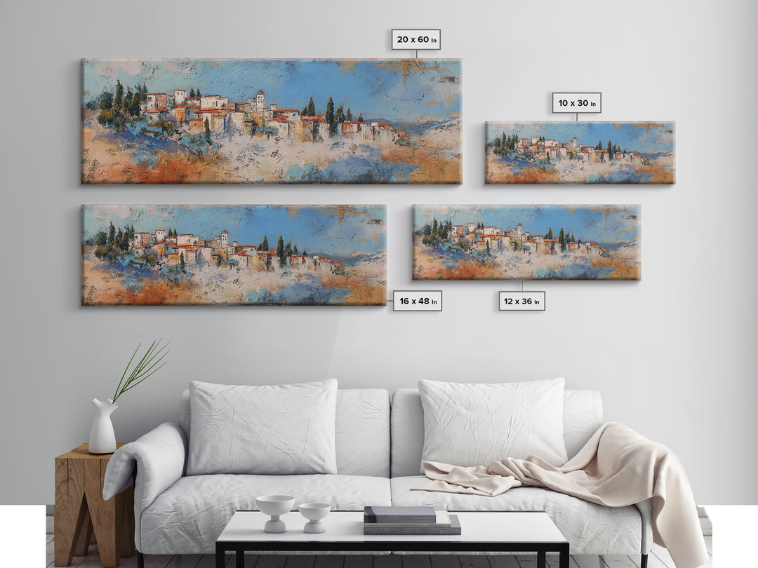 Sunset over Lavender Field Canvas Print, Impressionist Art, Landscape Wall Art, Living Room Decor, Fine Art, Impression, IMP-3x1-6