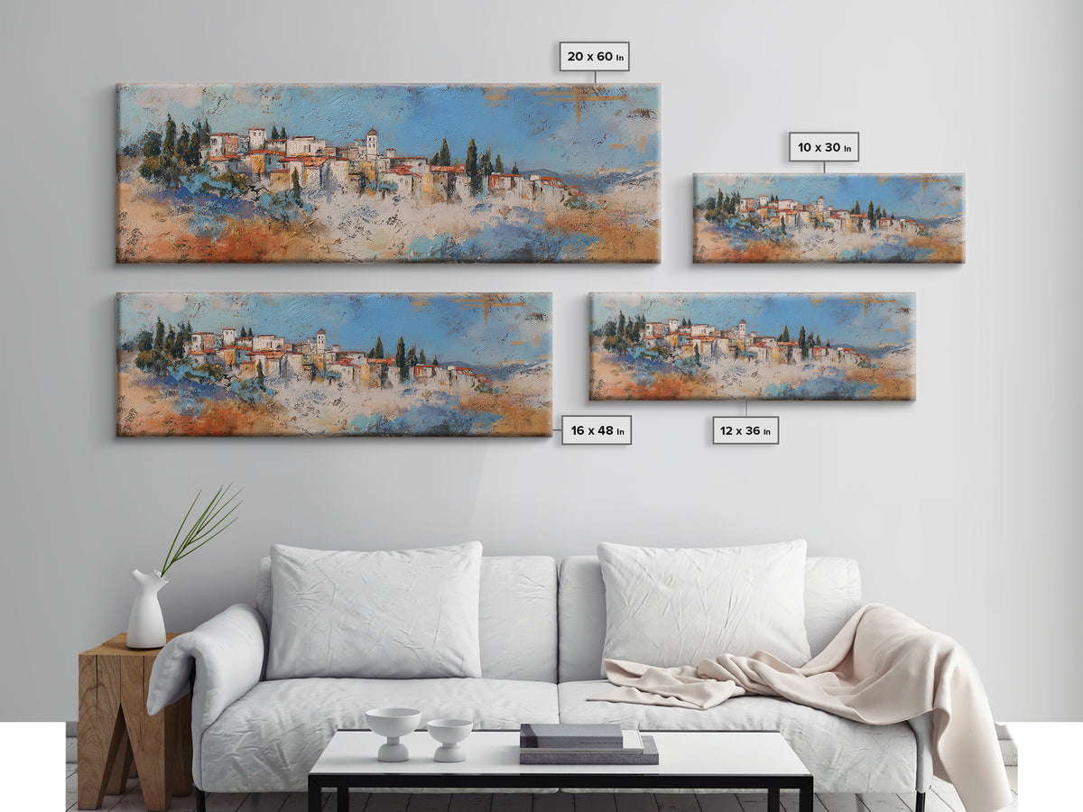 Sunset over Lavender Field Canvas Print, Impressionist Art, Landscape Wall Art, Living Room Decor, Fine Art, Impression, IMP-3x1-6