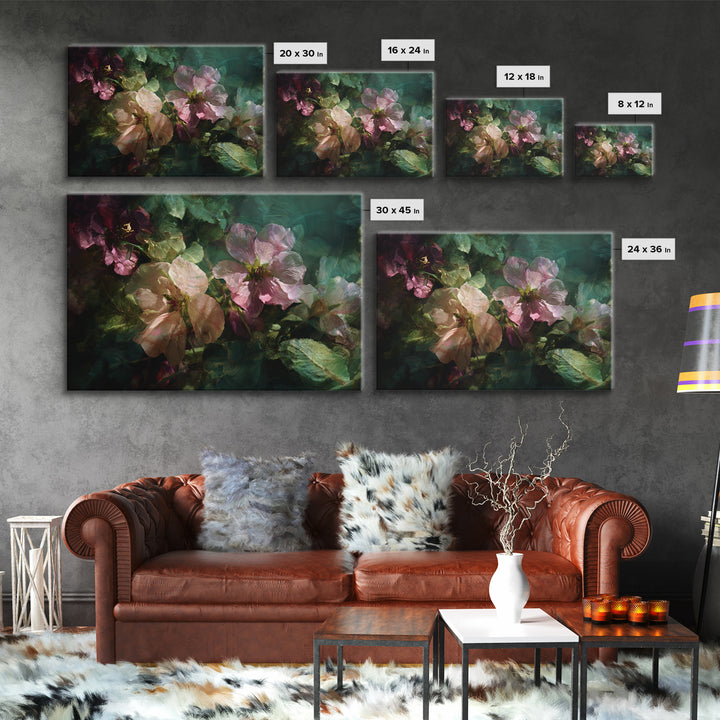 Caf Table with Flowers and Morning Light Canvas Print, Impressionist Art, Gallery Wall Art, Living Room Decor, Impression, IMP-3x2-86