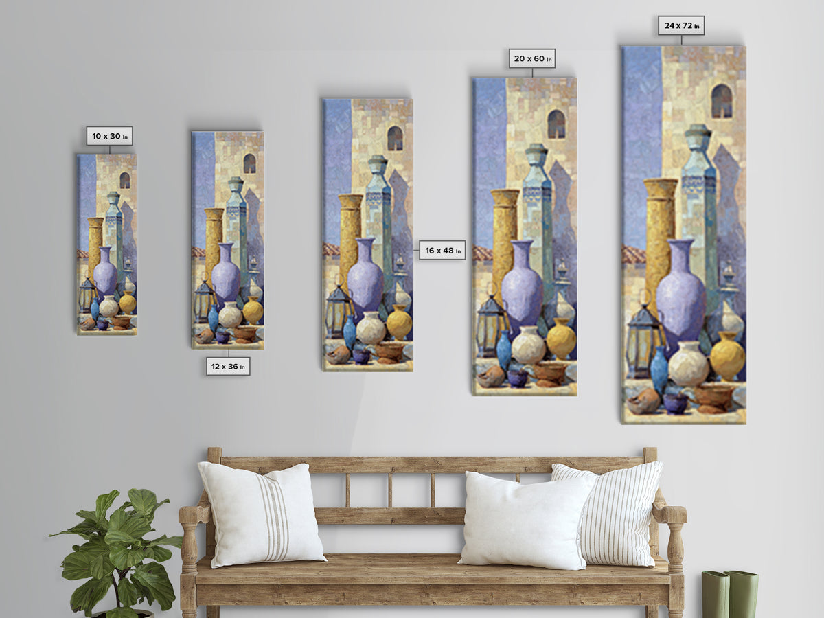 Venetian Canal Reflection Without City Crowd Canvas Print, Italian Villa Art, Digital Download Art, Living Room Decor, Villa, IVA-1x3-8