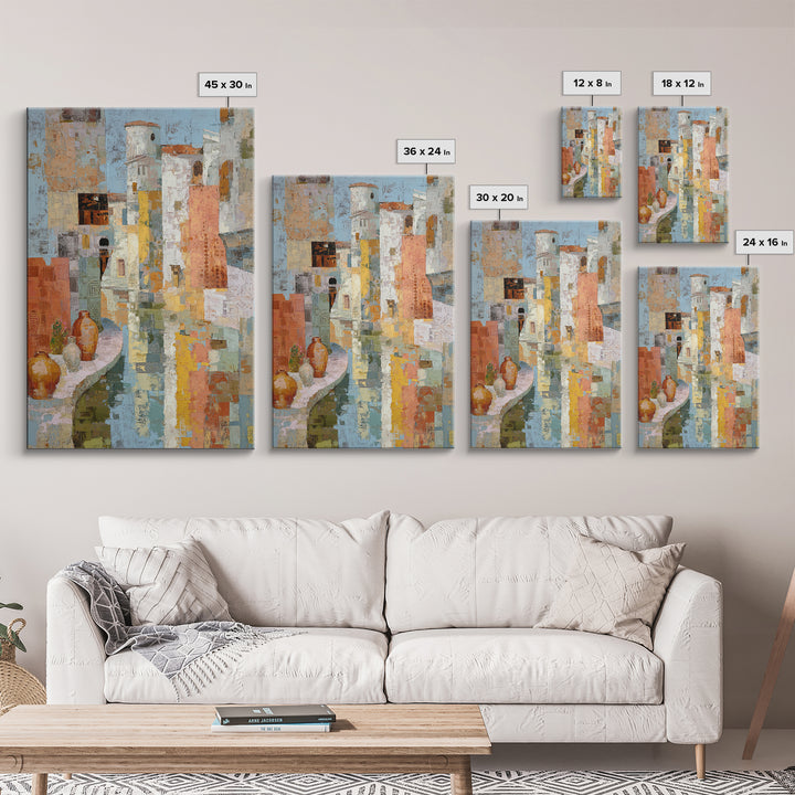 Venetian Canal Reflection Without City Crowd Canvas Print, Italian Villa Art, Digital Download Art, Living Room Decor, Villa, IVA-2x3-100