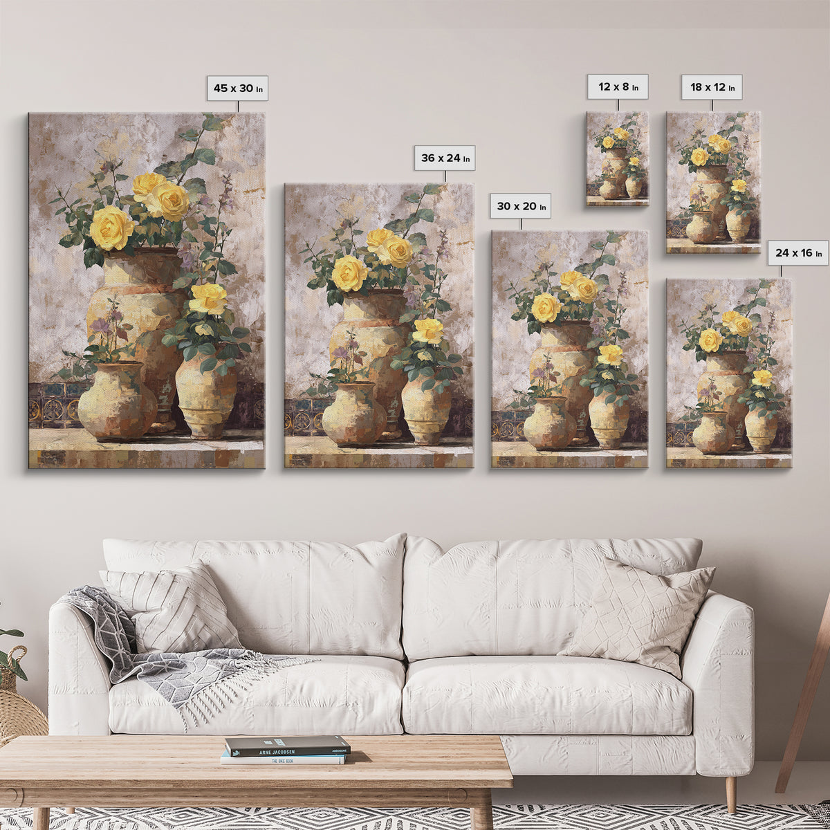 Italian Villa Garden Urn Canvas Print, Italian Villa Art, Art Print, Living Room Decor, Fine Art, Villa, Printable Art, IVA-2x3-62