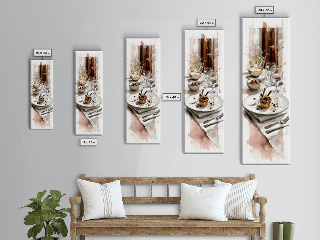 Apple Pie Cooling Framed Canvas Print, Kitchen Art, Kitchen Decor, Fine Art, Kitchen, Kitchen Art Print, Bar Cart Decor, KIT-1x3-92