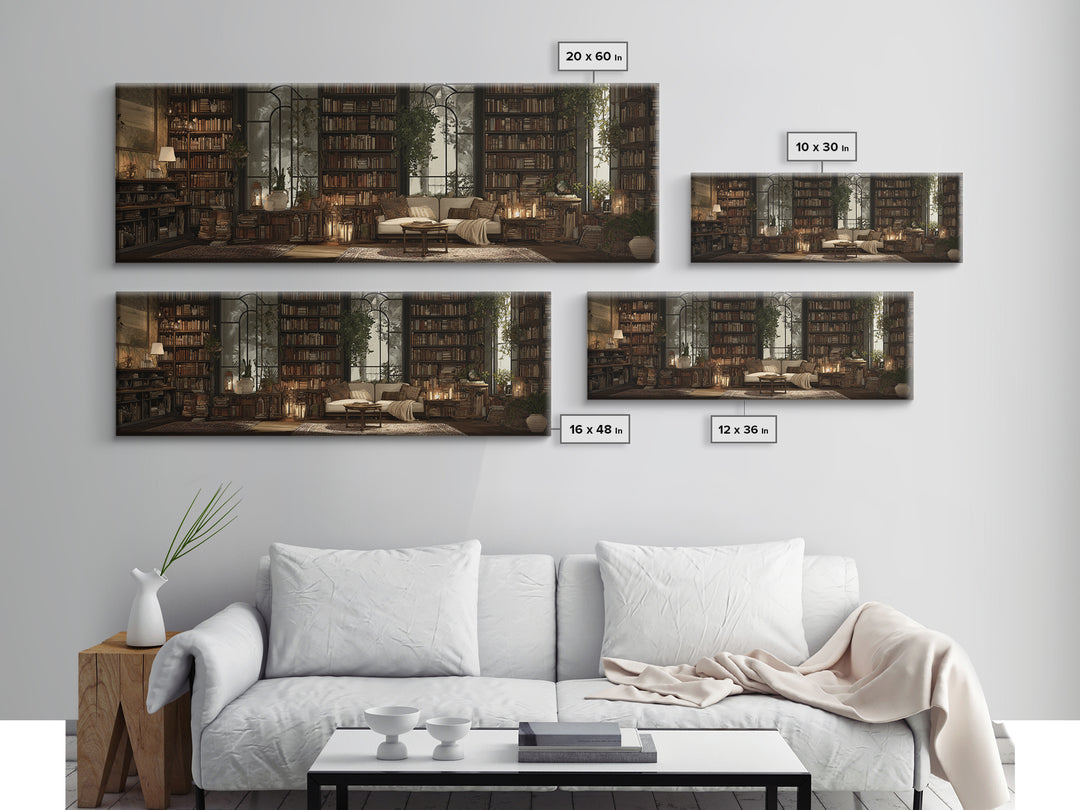 Open Book Releasing Tiny Birds Canvas Print, Library Art, Reading Nook Decor, Library Decor, Fine Art, Archive, LIB-3x1-20