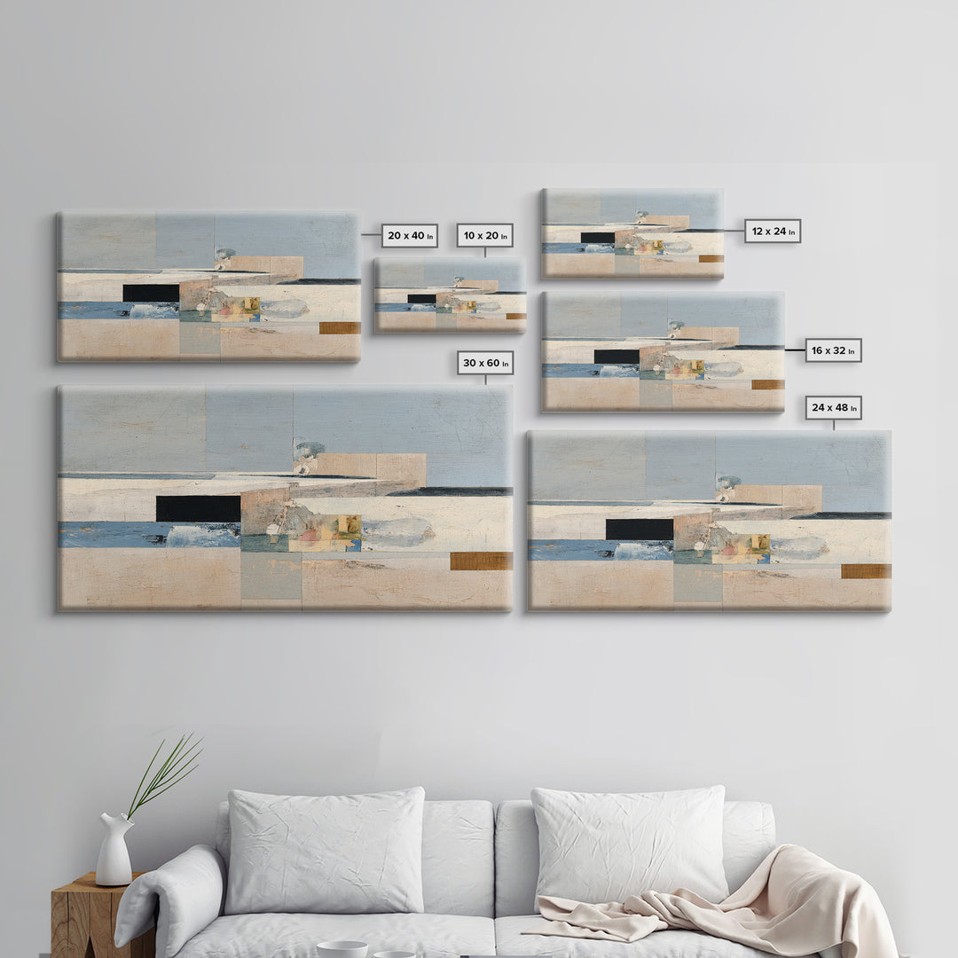 Minimal Angel Wing Contour Canvas Print, Line Art, Wall Art Print, Living Room Decor, Abstract Art, Line, Gallery Wall Set, LIN-2x1-17