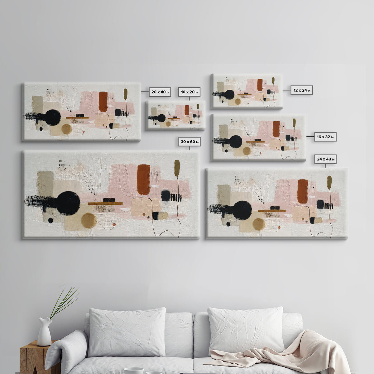 Minimal Nude Figure Canvas Print, Line Art, Jesus Wall Art, Living Room Decor, Oil Painting, Line, Statement Artwork, LIN-2x1-77
