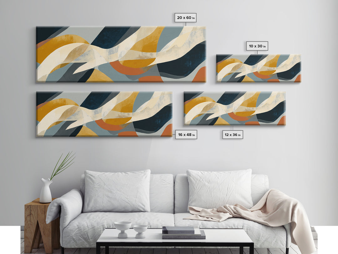 Minimal Angel Wing Contour Canvas Print, Line Art, Living Room Art, Living Room Decor, Fine Art, Line, Art Print, LIN-3x1-13