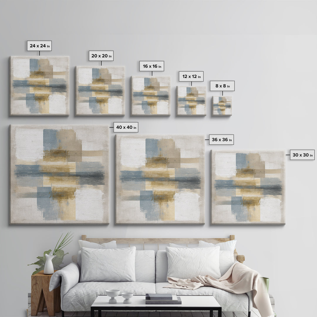 Oversized Line Figure Canvas Print, Living Room Art, Contemporary Art, Living Room Decor, Fine Art, Living, Oil Painting, LIR-1x1-89