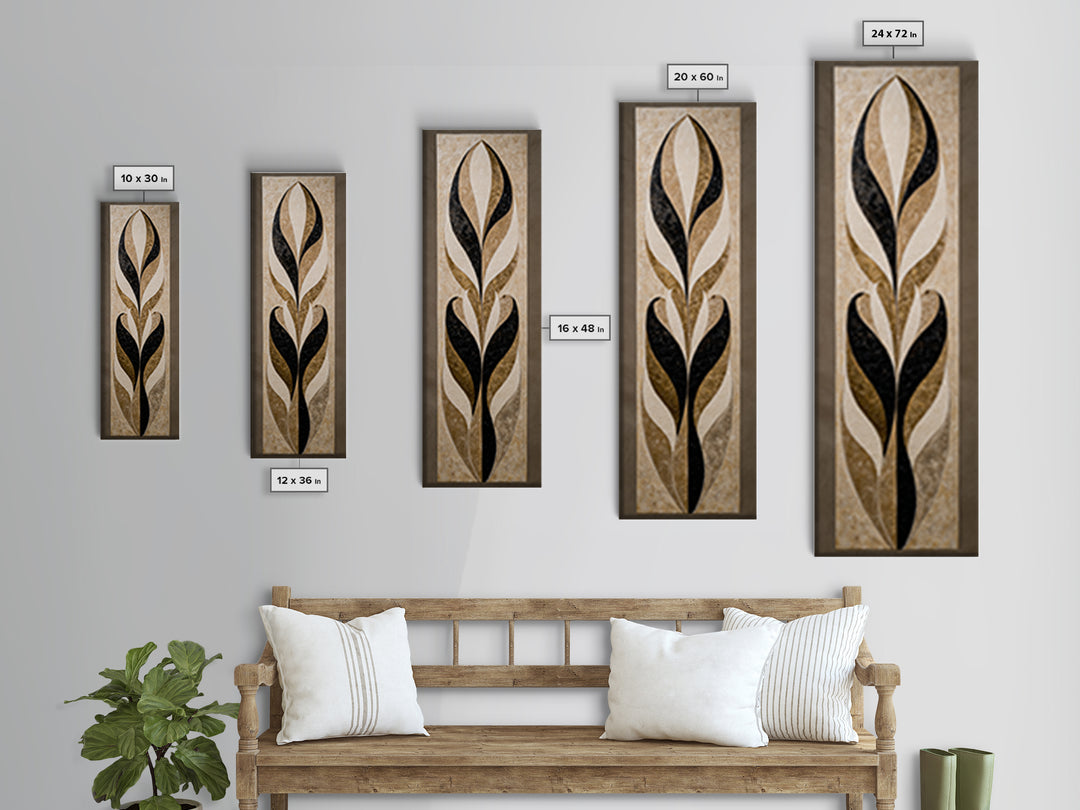 Oversized Line Figure Framed Canvas Print, Living Room Art, Textured Painting, Living Room Decor, Fine Art, Living, LIR-1x3-29