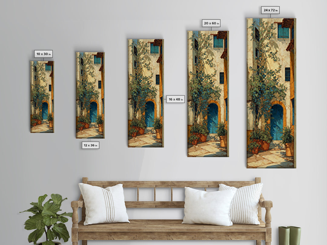 Warm Mediterranean Lemon Still Life Framed Canvas Print, Living Room Art, Bedroom Wall Art, Living Room Decor, Oil Painting, LIR-1x3-54