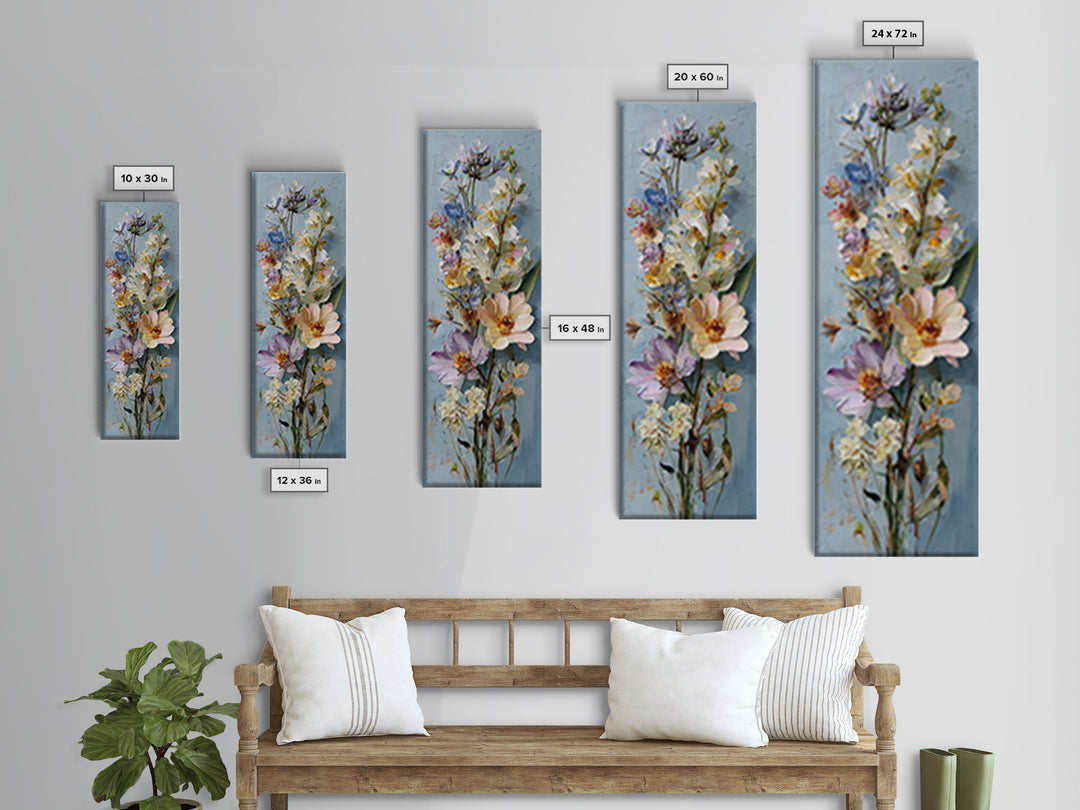 Large Floral Still Life Canvas Print, Living Room Art, Art Print, Living Room Decor, Fine Art, Living, New Home Gift, LIR-1x3-93