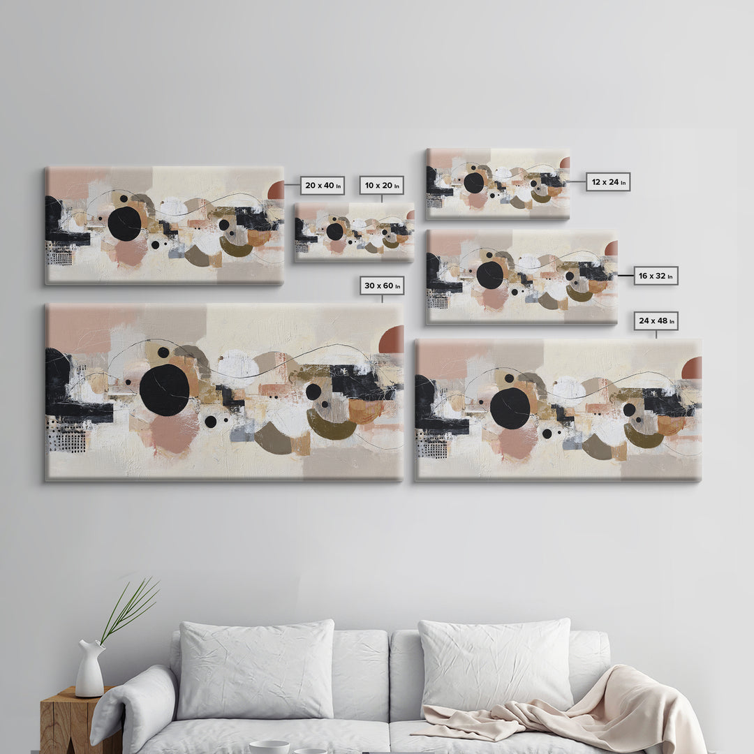 Large Statement Abstract Canvas Print, Living Room Art, Home, Living Room Decor, Fine Art, Living, Pet Portraits, Printable Art, LIR-2x1-21