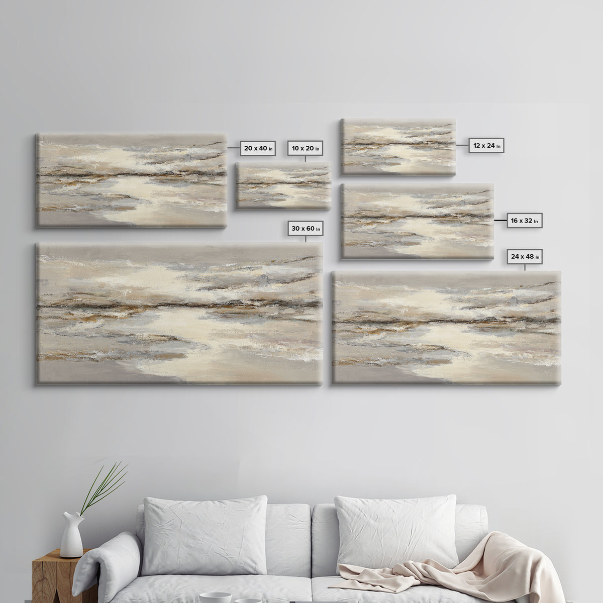 Oversized Line Figure Framed Canvas Print, Living Room Art, Digital Prints, Living Room Decor, Oil Painting, Living, LIR-2x1-37