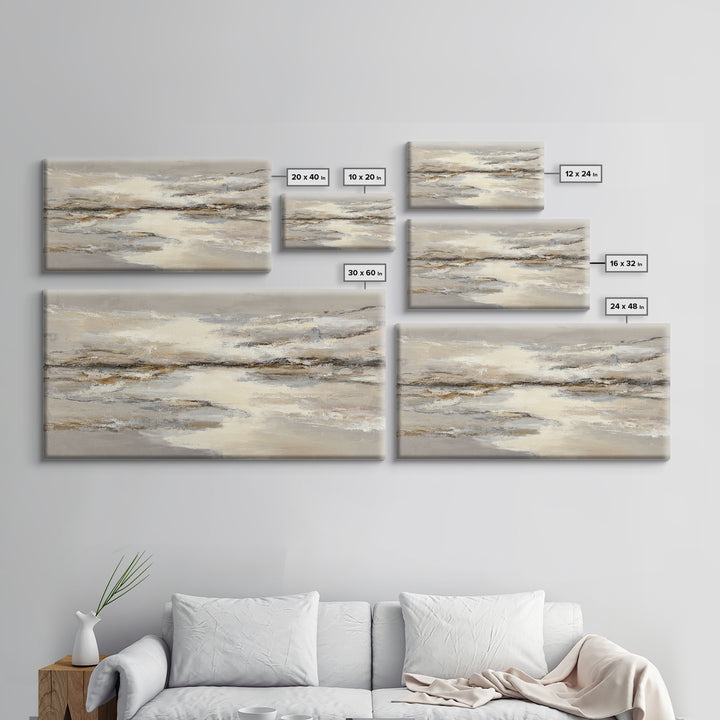 Oversized Line Figure Framed Canvas Print, Living Room Art, Digital Prints, Living Room Decor, Oil Painting, Living, LIR-2x1-37