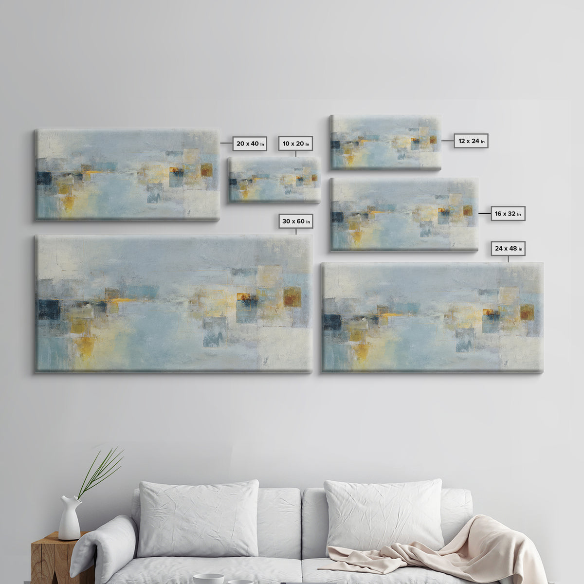 Oversized Line Figure Canvas Print, Living Room Art, Original Painting, Living Room Decor, Fine Art, Living, Abstract Wall Art, LIR-2x1-61