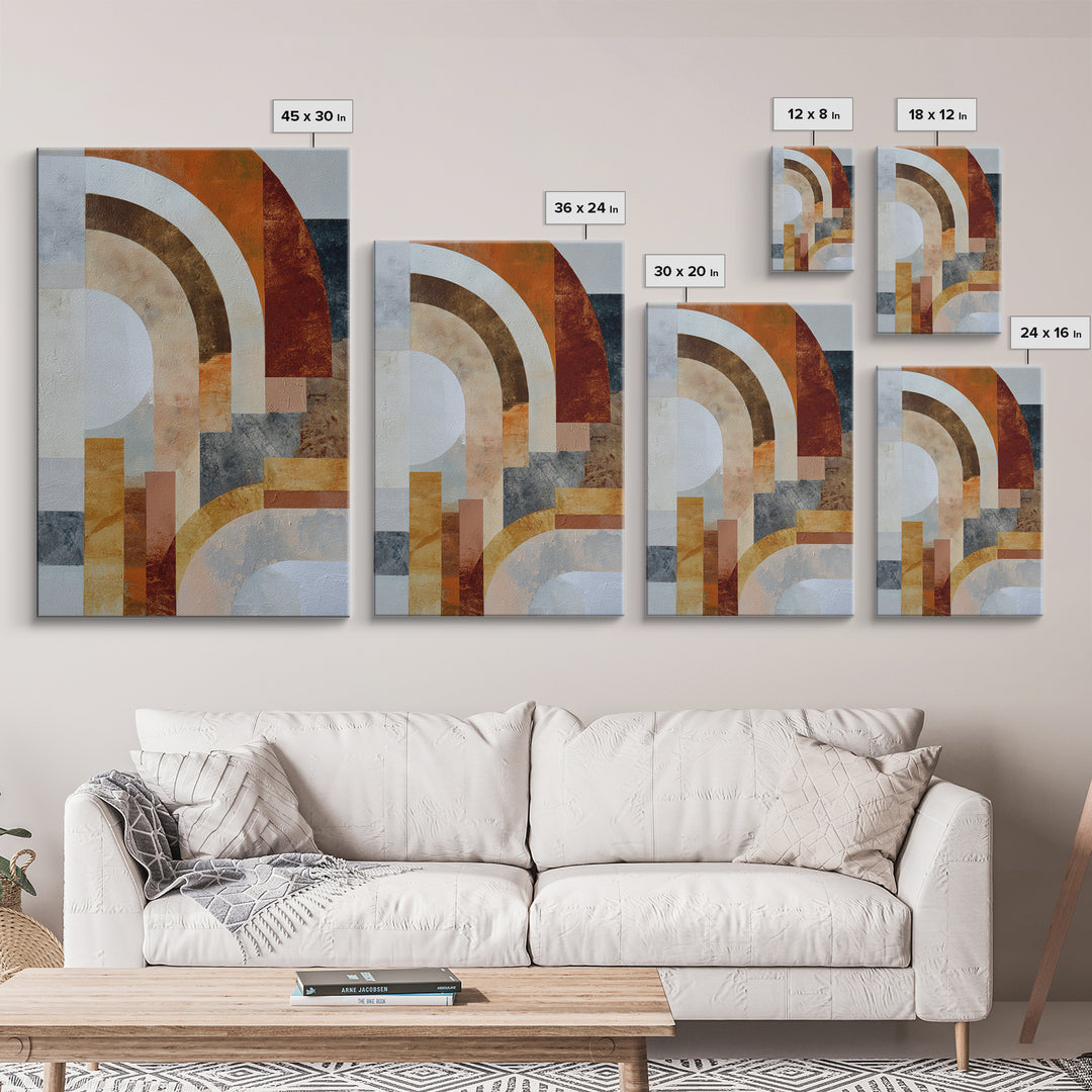 Large Statement Abstract Framed Canvas Print, Living Room Art, Abstract Art, Living Room Decor, Living, Living Room Wall Art, LIR-2x3-33