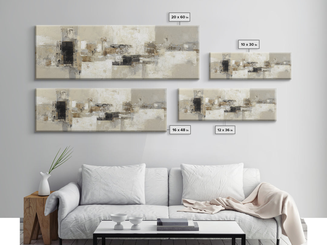 Oversized Line Figure Framed Canvas Print, Living Room Art, Living Room Wall Art, Living Room Decor, Fine Art, Living, LIR-3x1-57