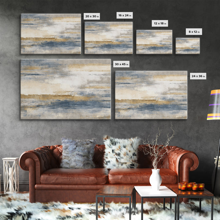 Oversized Line Figure Canvas Print, Living Room Art, Oversized Wall Art, Living Room Decor, Fine Art, Living, Luxury Decor, LIR-3x2-21