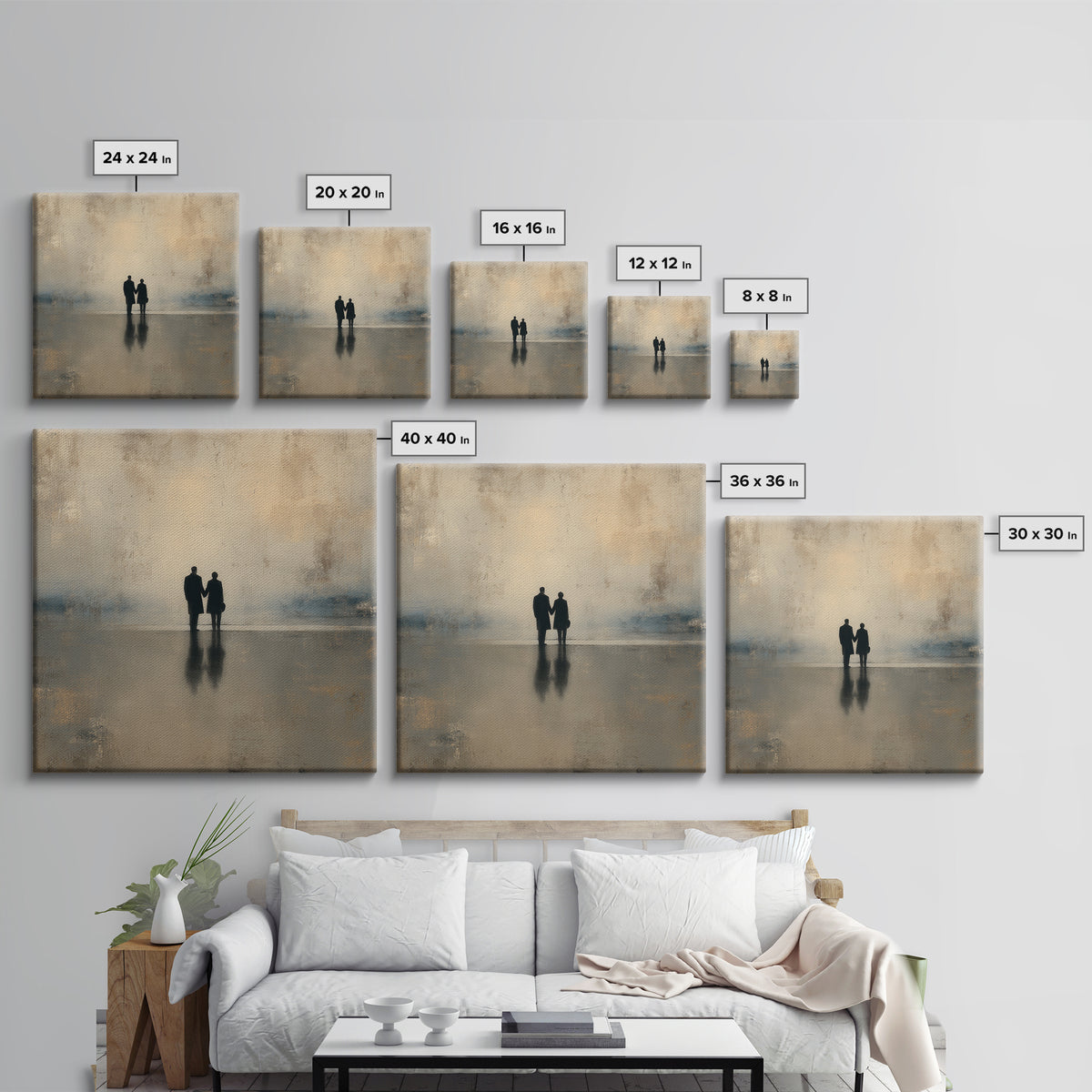 Diplomatic Handshake Silhouette Canvas Print, Law Office Art, Metal Wall Decor, Office Decor, Abstract Art, Counsel, LOA-1x1-19