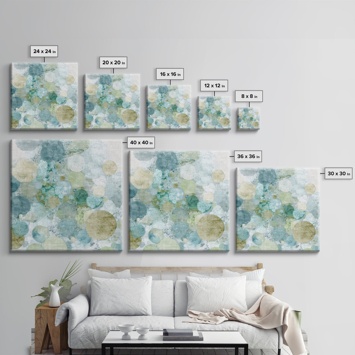 Abstract Suds and Bubbles Canvas Print, Laundry Room Art, Farmhouse Wall Decor, Living Room Decor, Clean, Funny Poster, LRA-1x1-22
