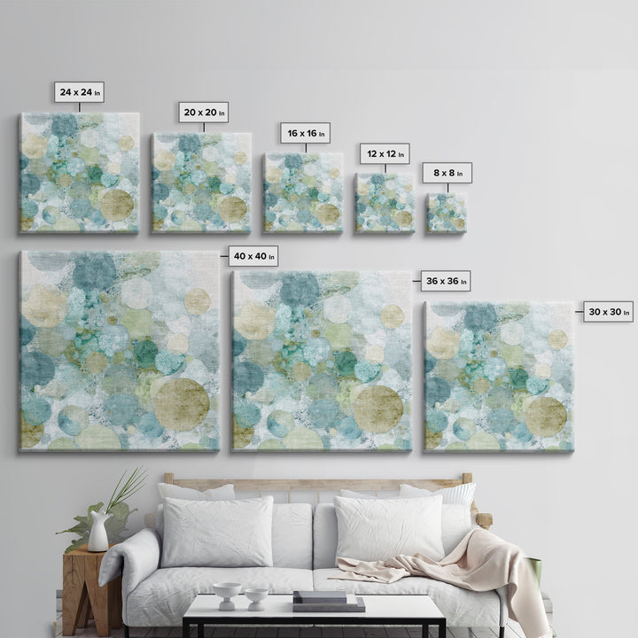 Abstract Suds and Bubbles Canvas Print, Laundry Room Art, Farmhouse Wall Decor, Living Room Decor, Clean, Funny Poster, LRA-1x1-22