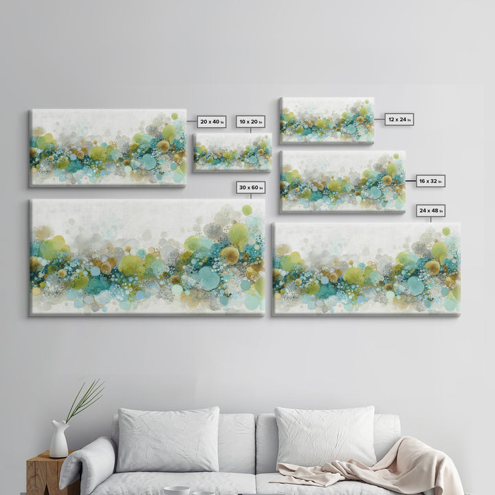 Abstract Suds and Bubbles Canvas Print, Laundry Room Art, Living Room Decor, Abstract Art, Clean, New Home Gift, LRA-2x1-66