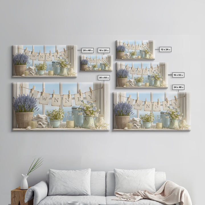 Farmhouse Laundry Sign Ornament Without Words Canvas Print, Laundry Room Art, Farmhouse Wall Art, Living Room Decor, Clean, LRA-2x1-87
