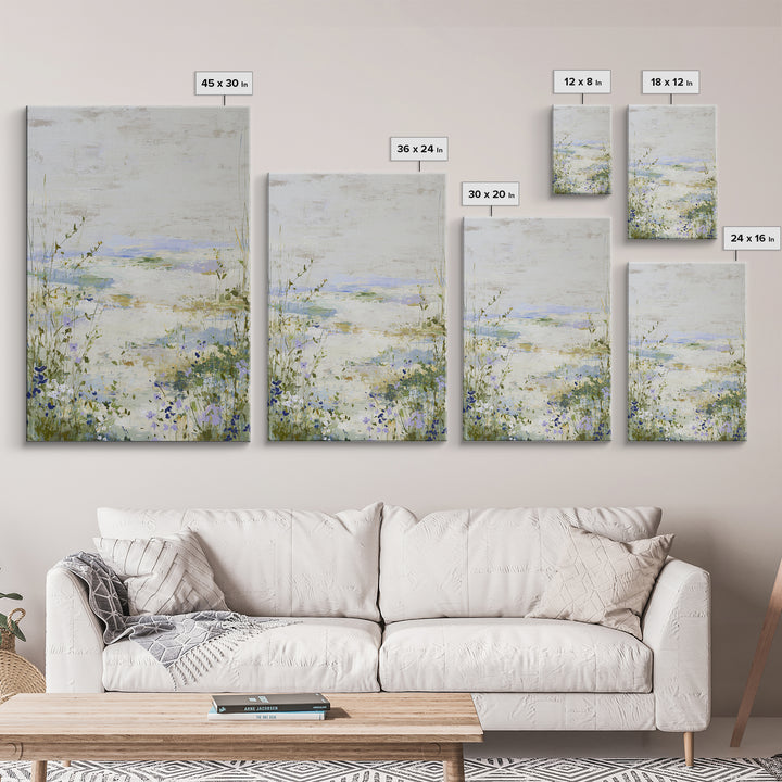 Fresh Air Meadow Landscape for Clean Mood Canvas Print, Laundry Room Art, Statement Artwork, Living Room Decor, Fine Art, Clean, LRA-2x3-31