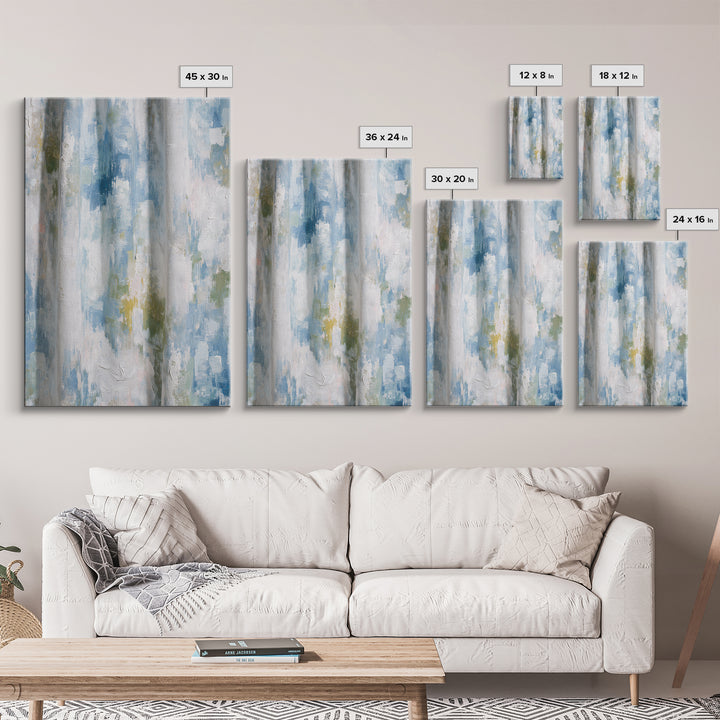 Linen Texture Abstract Framed Canvas Print, Laundry Room Art, Digital Print, Living Room Decor, Clean, Custom Wall Art, LRA-2x3-68