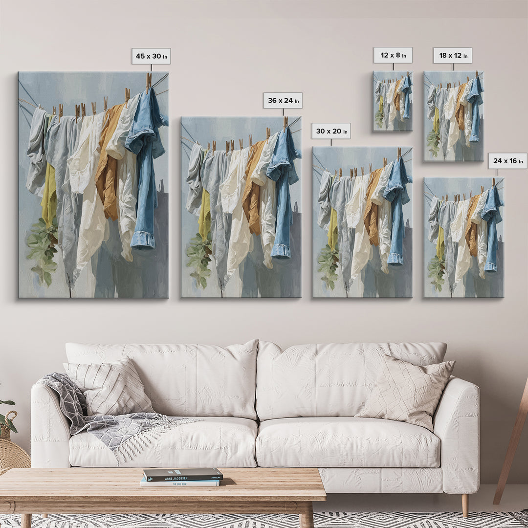 Fresh Air Meadow Landscape for Clean Mood Canvas Print, Laundry Room Art, Downloadable Art, Living Room Decor, Fine Art, Clean, LRA-2x3-7