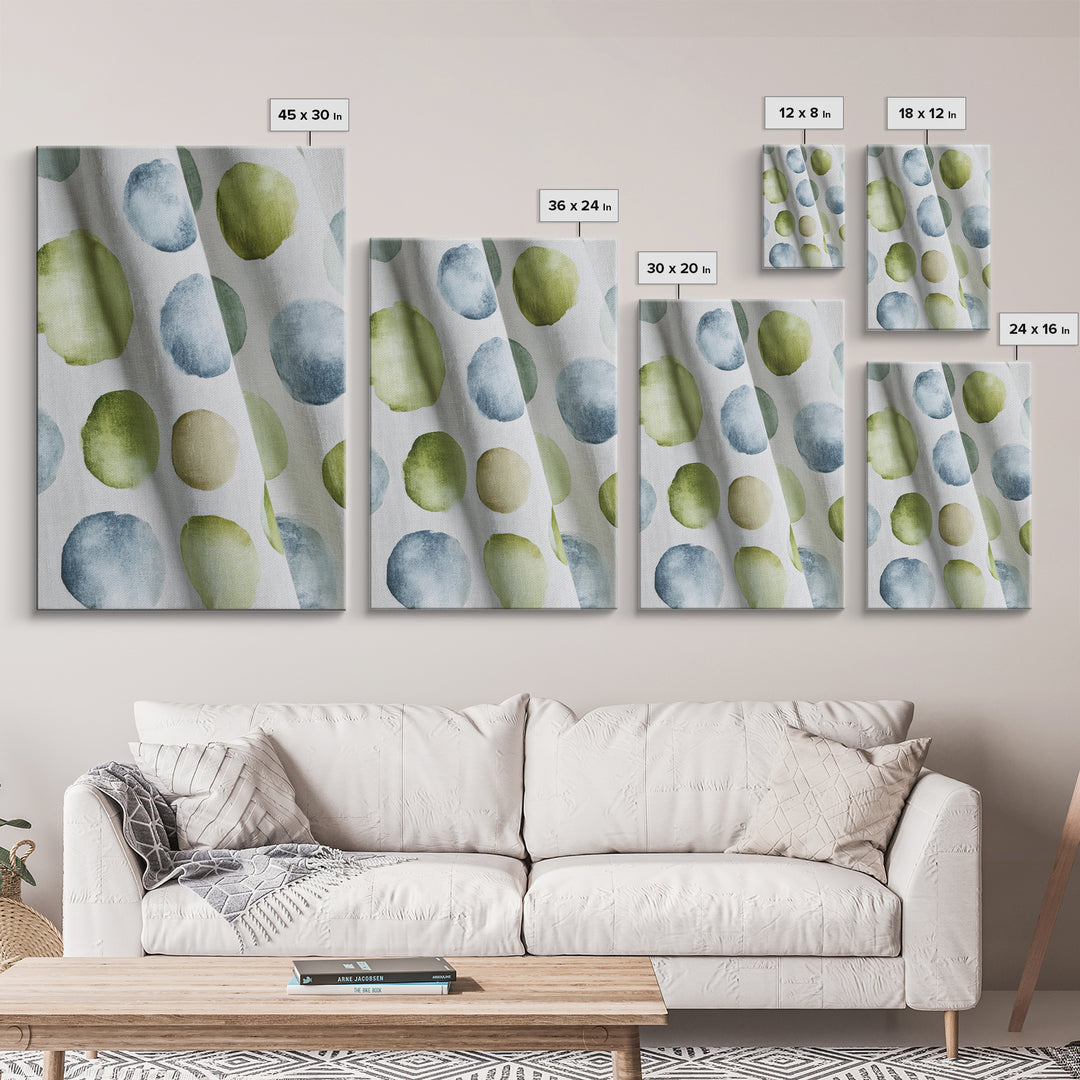 Soap Bubbles Rendered as Playful Abstract Circles Canvas Print, Laundry Room Art, Digital Wall Art, Living Room Decor, Clean, LRA-2x3-86