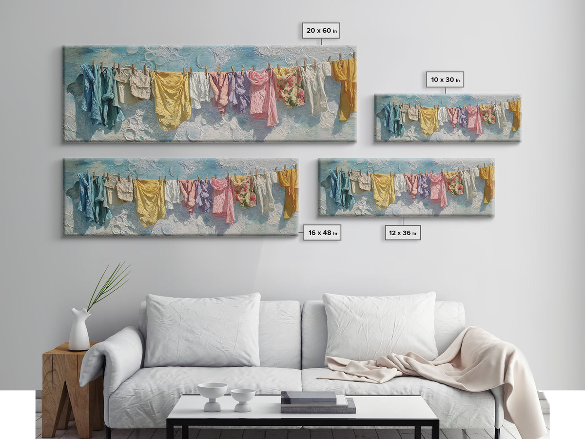 Abstract Suds and Bubbles Canvas Print, Laundry Room Art, Printable Art, Living Room Decor, Abstract Art, Clean, Whimsical Art, LRA-3x1-86