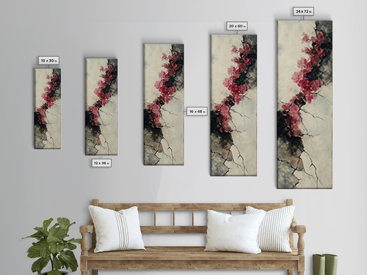 Olive Grove under Pale Morning Light Canvas Print, Mediterranean Art, Minimalist Wall Art, Living Room Decor, Fine Art, Azure, MAR-1x3-5