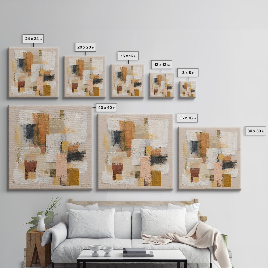 Soft Abstract Linen Texture Canvas Print, Master Bedroom, Canvas Print, Bedroom Decor, Fine Art, Sanctuary, Above Bed Wall Art, MAS-1x1-3