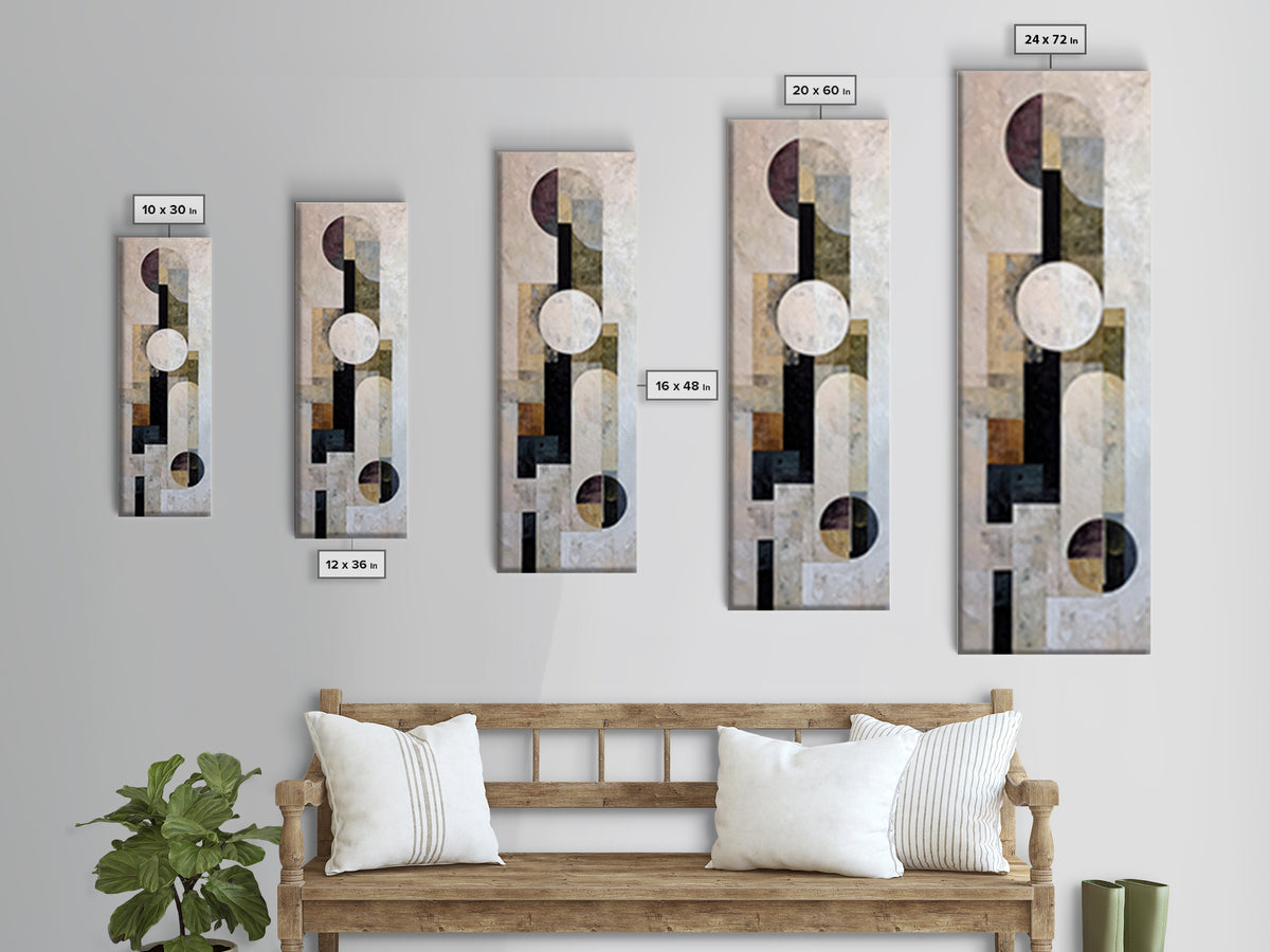 Large Cream Abstract Canvas Print, Master Bedroom, Fine Art Print, Bedroom Decor, Abstract Art, Sanctuary, Printable Wall Art, MAS-1x3-5