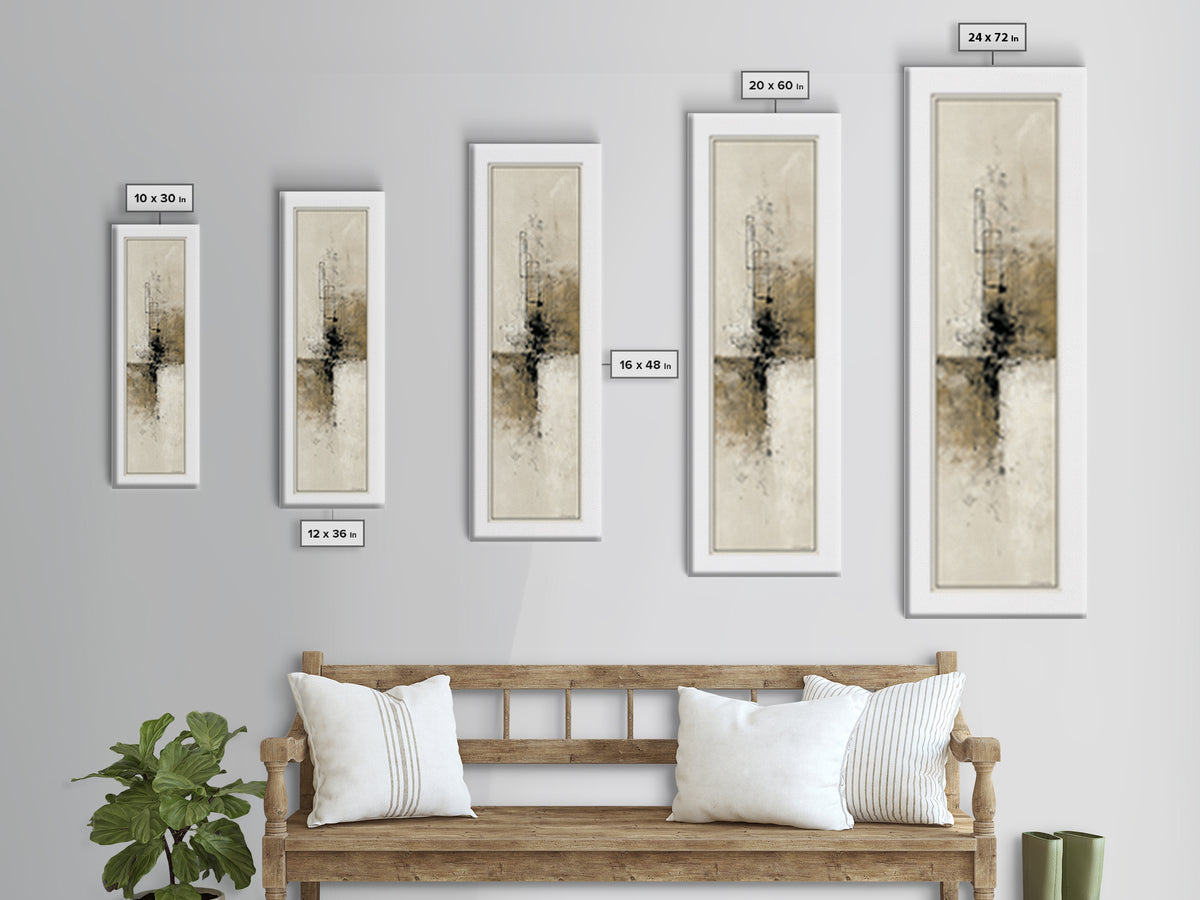 Minimal Two Figure Line Drawing Canvas Print, Master Bedroom, Vinyl Wall Decal, Bedroom Decor, Fine Art, Sanctuary, MAS-1x3-89