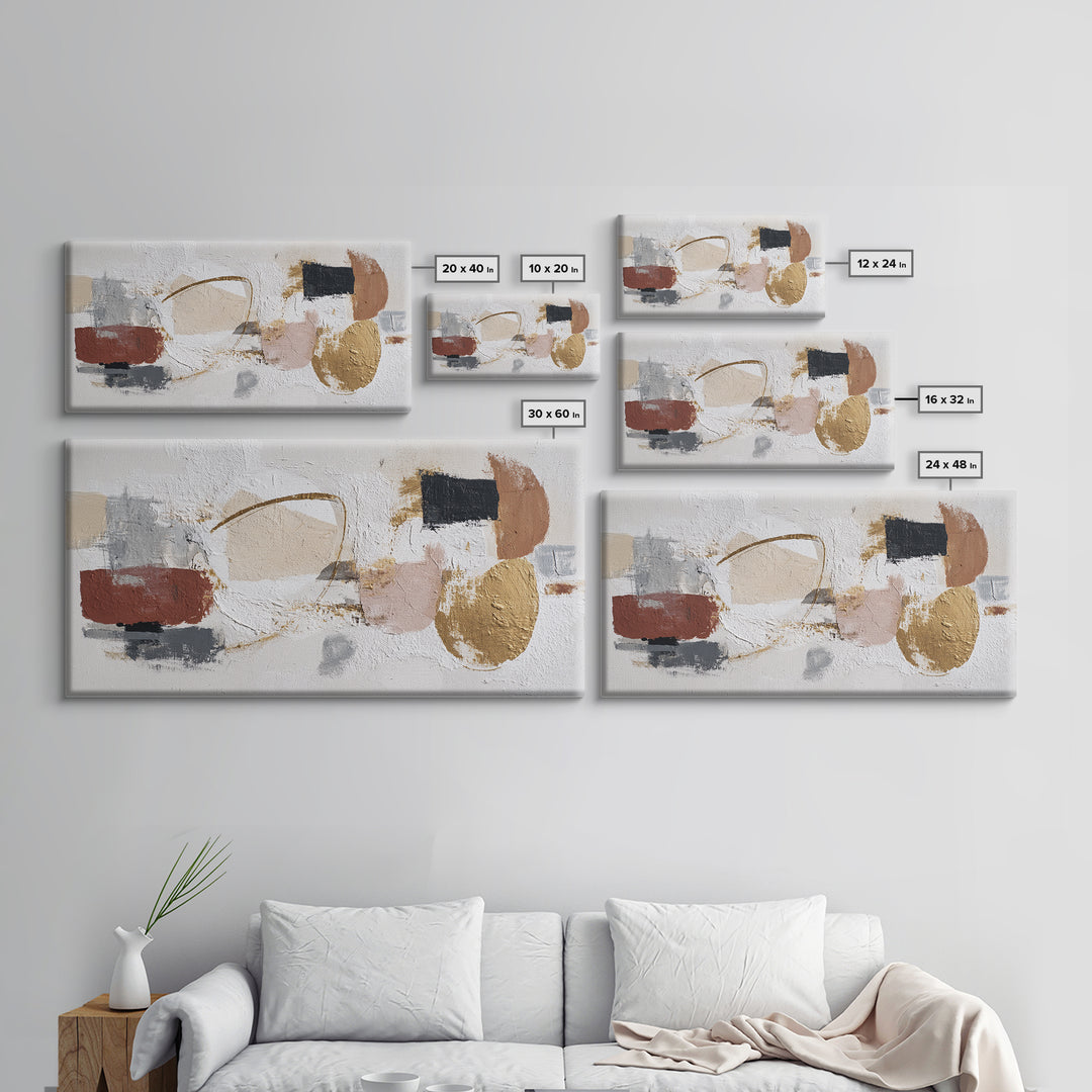 Soft Abstract Linen Texture Canvas Print, Master Bedroom, Farmhouse Wall Decor, Bedroom Decor, Abstract Art, Sanctuary, MAS-2x1-47