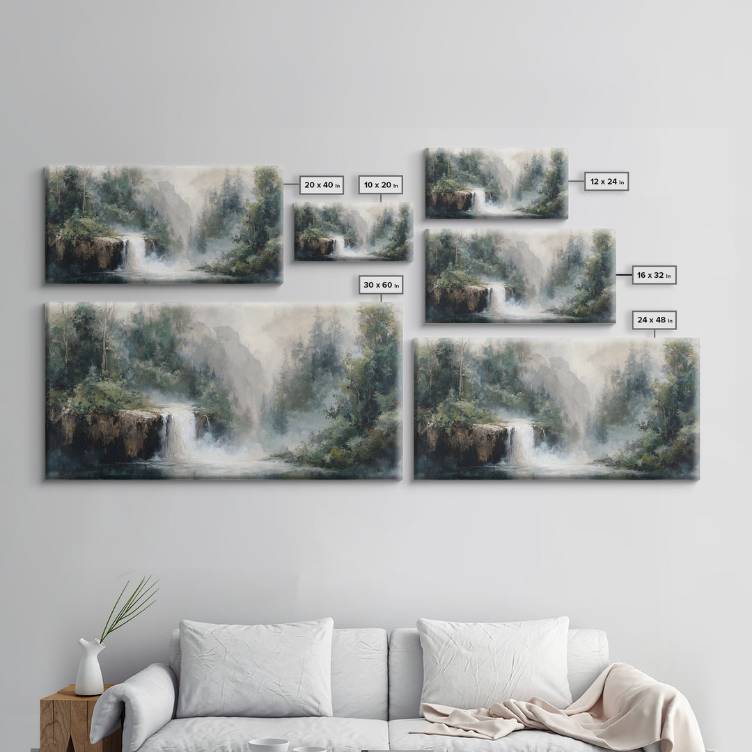 Minimal Stone Shapes Framed Canvas Print, Master Bedroom, Wedding Decor, Bedroom Decor, Fine Art, Sanctuary, Rustic Home Decor, MAS-2x1-60