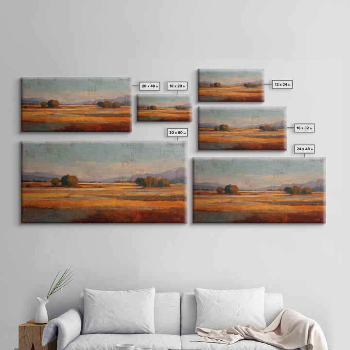 Lavender Field at Twilight Canvas Print, Master Bedroom, Wall Art, Bedroom Decor, Oil Painting, Sanctuary, Bedroom Wall Art, MAS-2x1-62