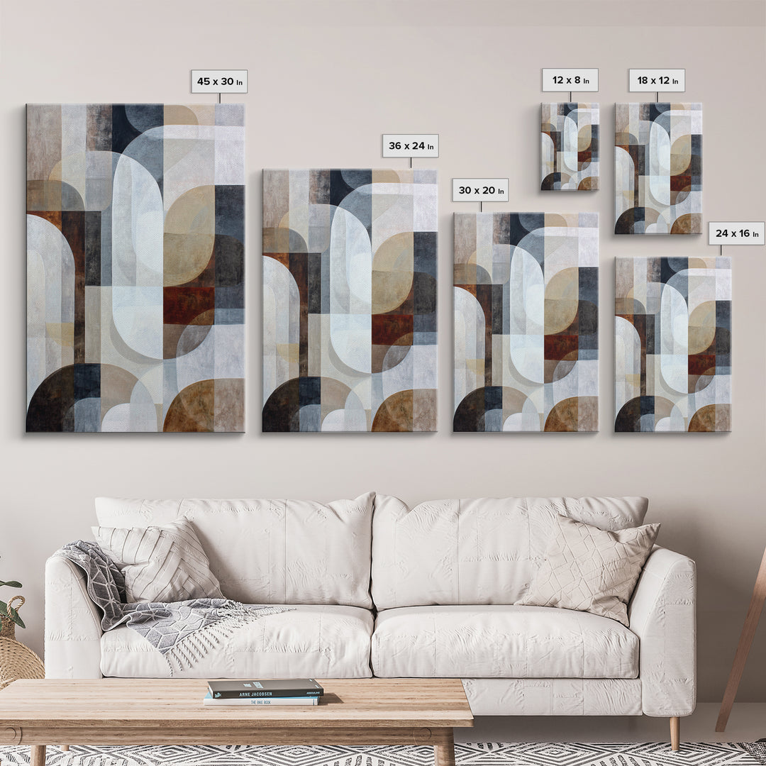 Large Cream Abstract Framed Canvas Print, Master Bedroom, Bedroom Decor, Sanctuary, Living Room Prints, Wall Decor Bedroom, MAS-2x3-1