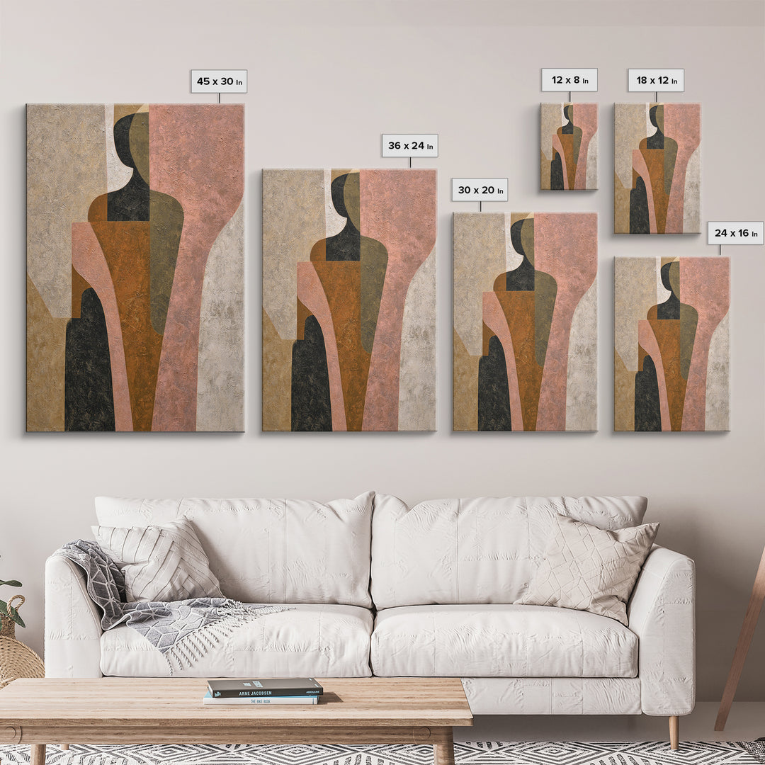 Classical Reclining Figure Implied Through Line Art Canvas Print, Master Bedroom, Minimalist Decor, Bedroom Decor, Sanctuary, MAS-2x3-30
