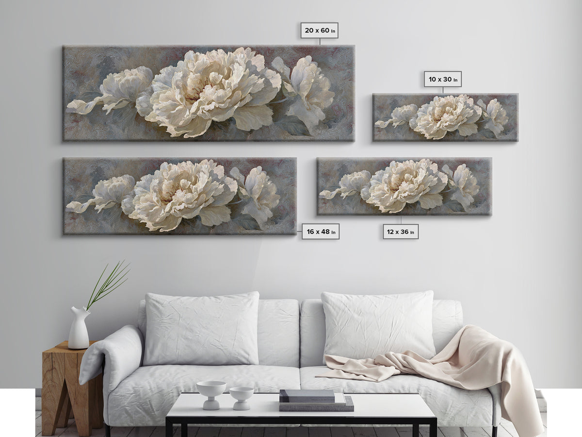 Large Cream Abstract Canvas Print, Master Bedroom, Wall Art Bedroom, Bedroom Decor, Fine Art, Sanctuary, Statement Artwork, MAS-3x1-33