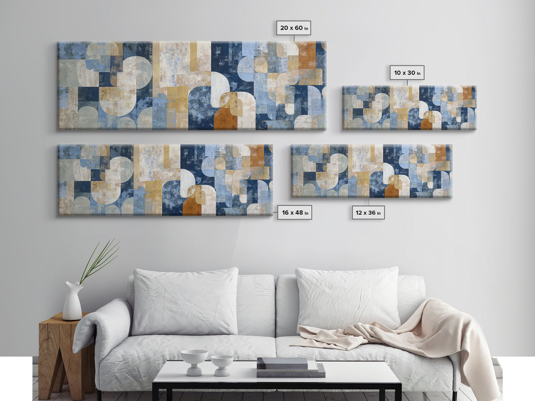 Soft Abstract Linen Texture Framed Canvas Print, Master Bedroom, Canvas Print, Bedroom Decor, Sanctuary, Above Bed Wall Art, MAS-3x1-67