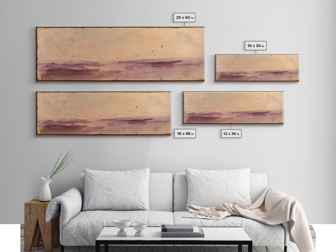 Serene Lake with Pale Morning Reflection Canvas Print, Master Bedroom, Bedroom Wall Art, Bedroom Decor, Oil Painting, Sanctuary, MAS-3x1-71