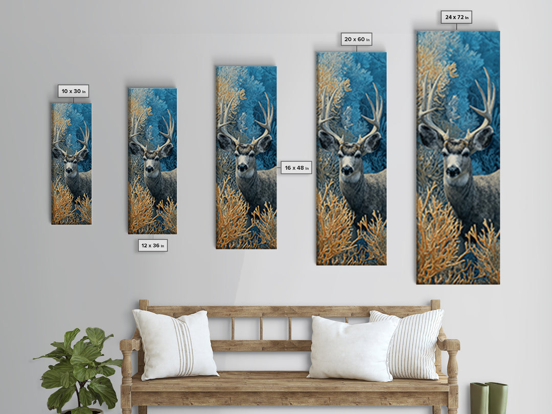 Wild Coral Reef Canvas Print, Maximalist Art, Fine Art Print, Living Room Decor, Fine Art, Maximal, Digital Prints, Art Prints, MAX-1x3-5