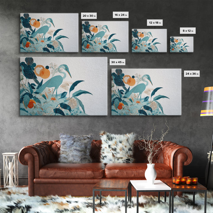 Wild Coral Reef Framed Canvas Print, Maximalist Art, Gallery Decor, Living Room Decor, Fine Art, Maximal, Wall Art, Home Decor, MAX-3x2-45