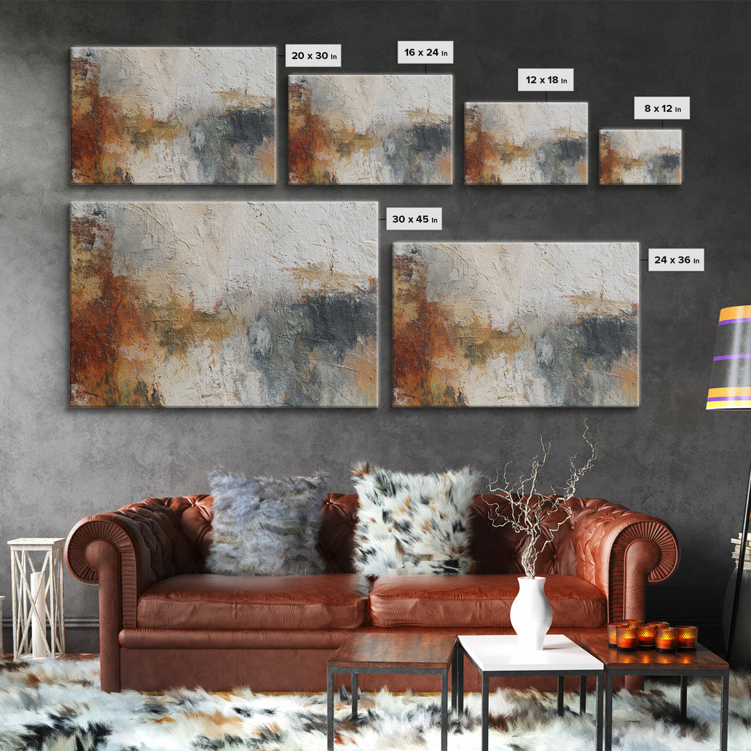 Chaotic Joyful Abstract Framed Canvas Print, Maximalist Art, Unique Wall Art, Living Room Decor, Maximal, Fine Art Print, MAX-3x2-50