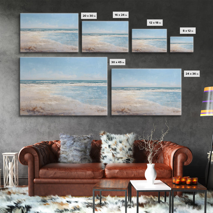 Ocean Horizon with Meditative Stillness Canvas Print, Meditation Art, Black Woman Art, Living Room Decor, Fine Art, Stillness, MED-3x2-22